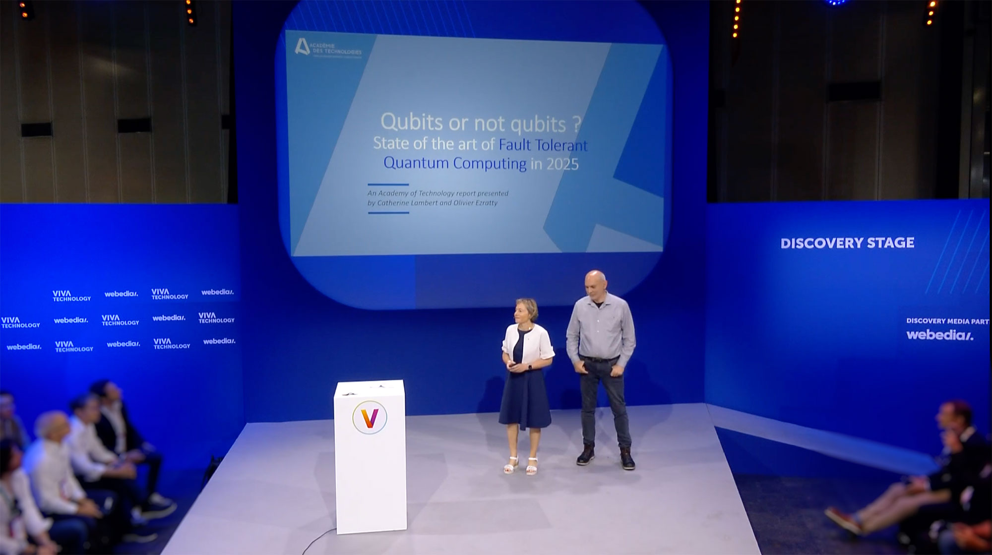 [Vidéo] Ordinateur quantique tolérant aux fautes : l’Académie des technologies dévoile son rapport à  VivaTech !